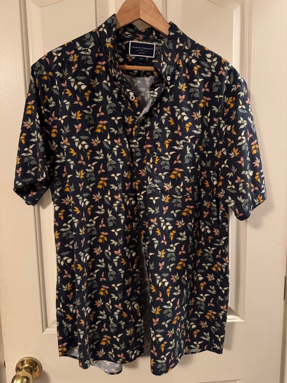 Charles Tyrwhitt Short Sleeve Button Up Shirt